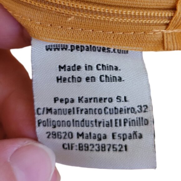 Golden Palm Print Sleeveless Jumpsuit Pepaloves size S - Picture 7 of 13